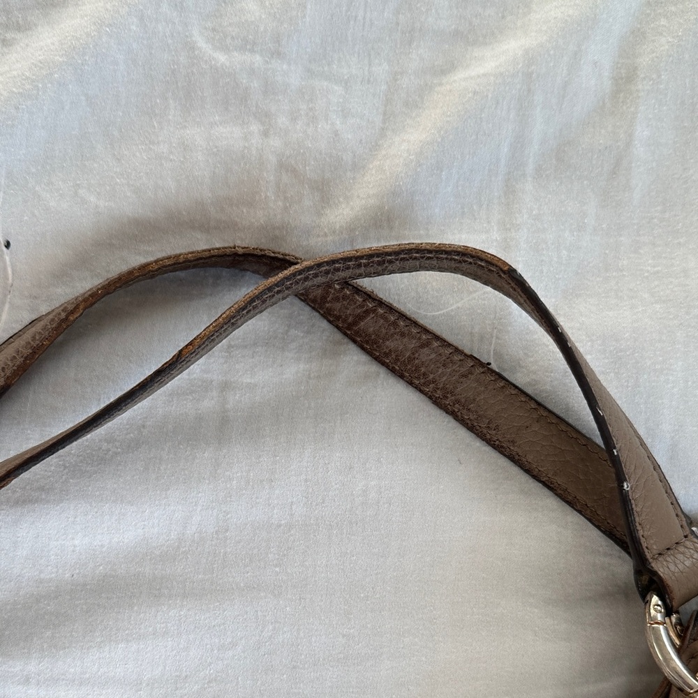 Michael Kors Brown Leather Hobo with Tassel Charm - Picture 5 of 9